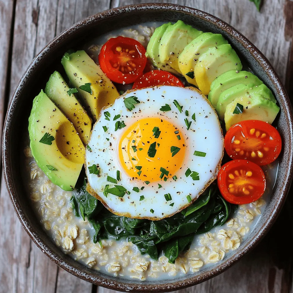 Savory Oatmeal with Eggs Hearty and Simple Recipe