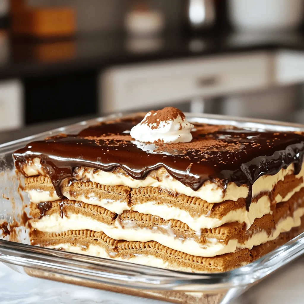 No Bake Eclair Cake Delightful and Easy Dessert