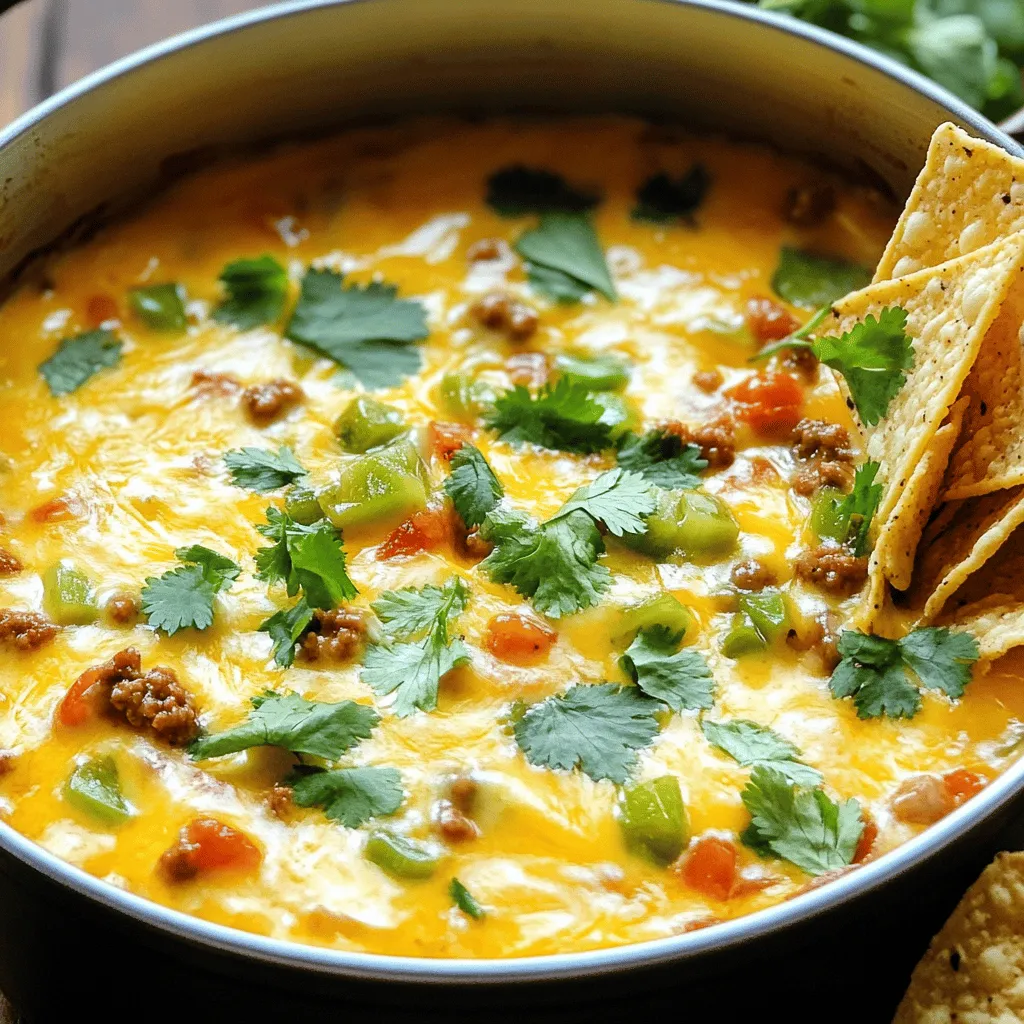 To make a great Rotel dip, you need a few key items. The main ingredient is a can of Rotel diced tomatoes and green chilies. This adds a nice kick and flavor. You should also have Velveeta cheese, which melts smoothly. This cheese makes the dip creamy and rich.