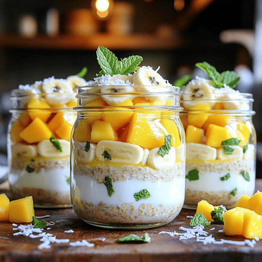 Tropical Overnight Oats Simple and Tasty Recipe