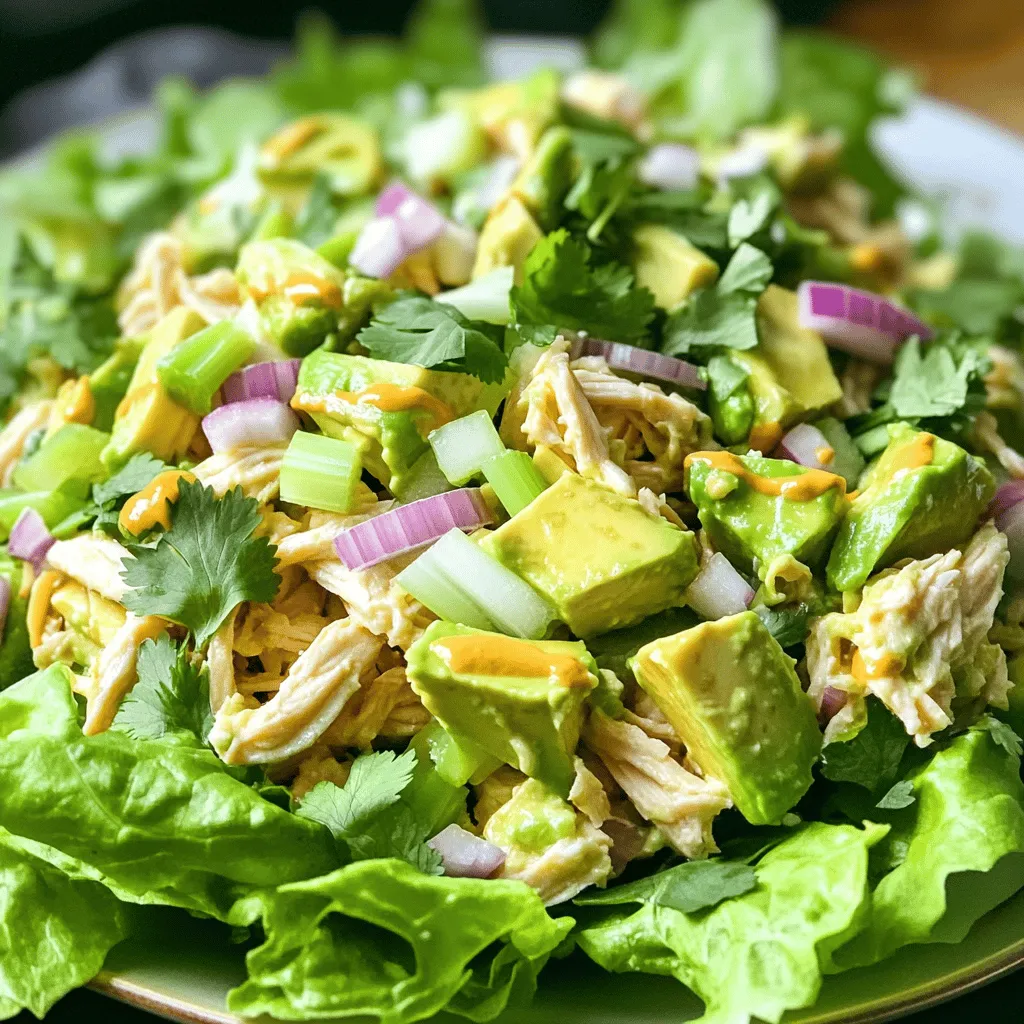Avocado Chicken Salad Fresh and Flavorful Delight