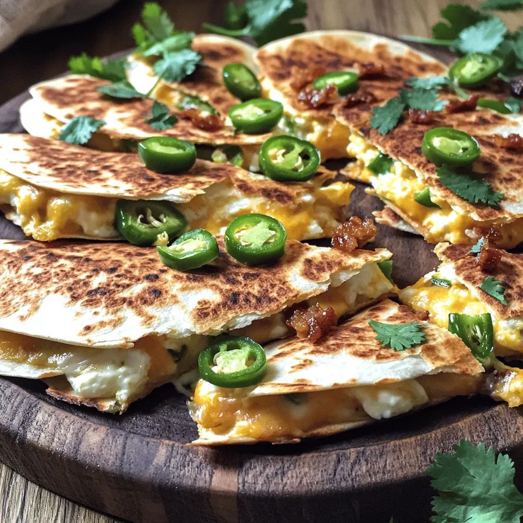 Delicious Jalapeno Popper Quesadillas Easy Recipe