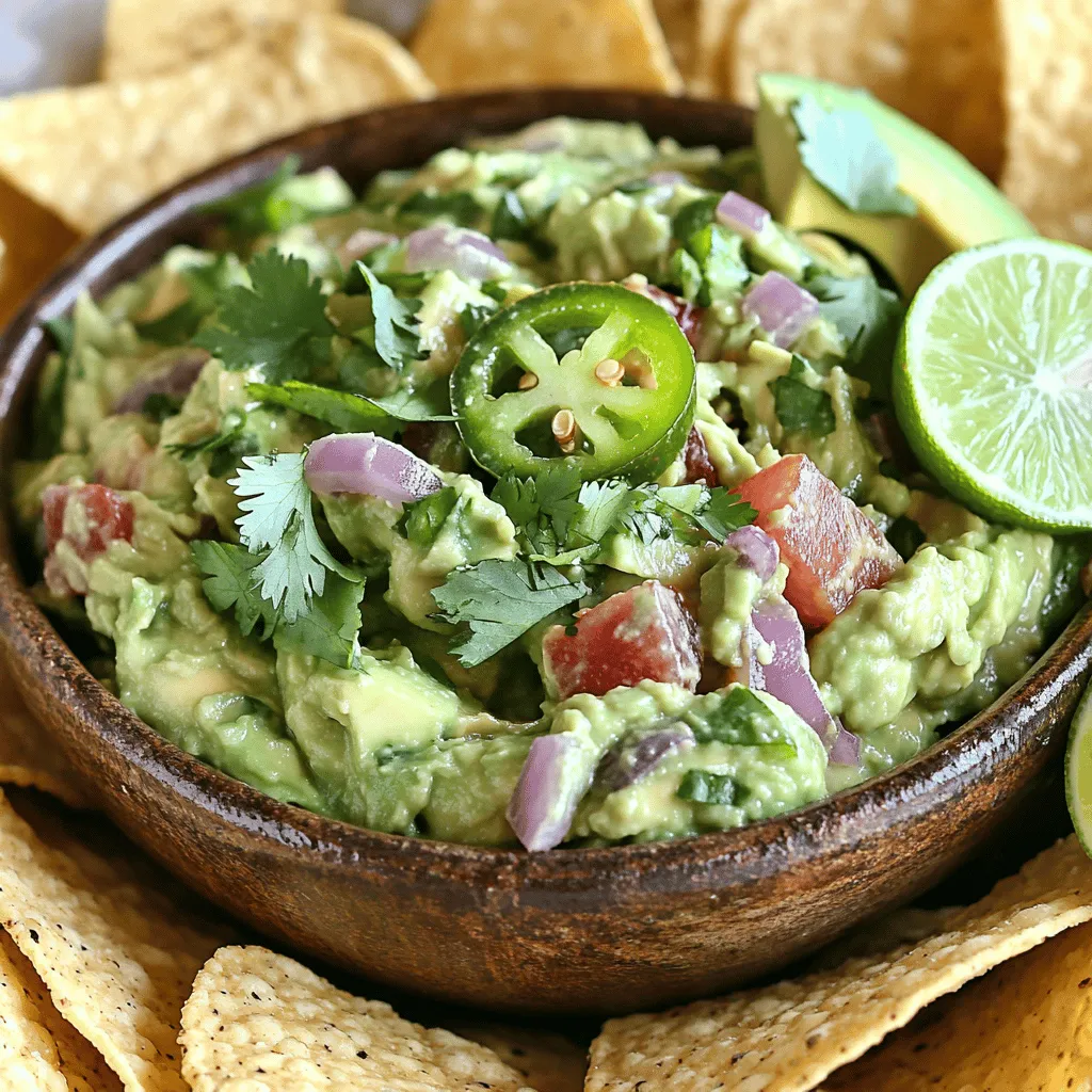 Homemade Guacamole Fresh and Flavorful Delight
