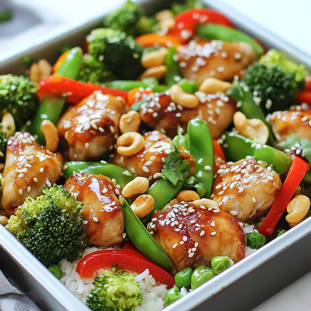 Sheet Pan Cashew Chicken Flavorful Weeknight Meal
