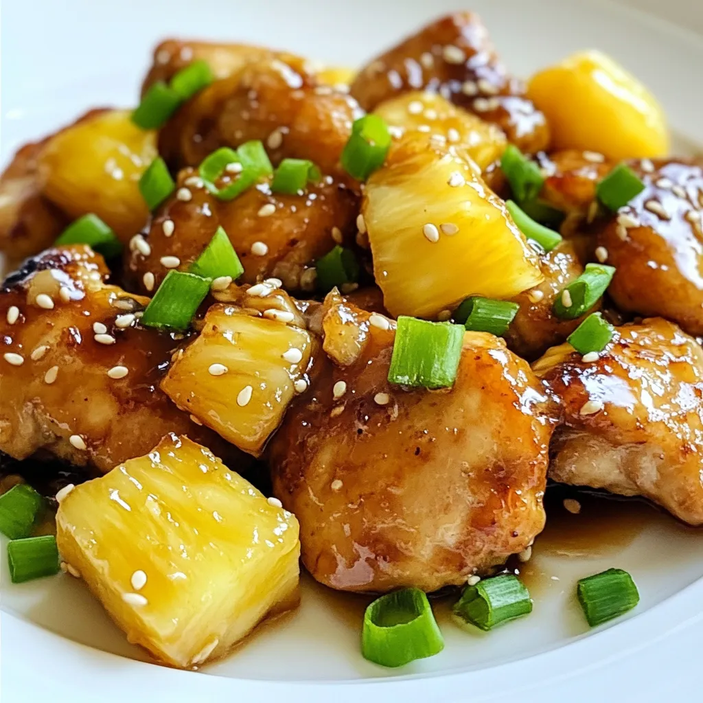 Brown Sugar Pineapple Chicken Flavorful and Easy Recipe