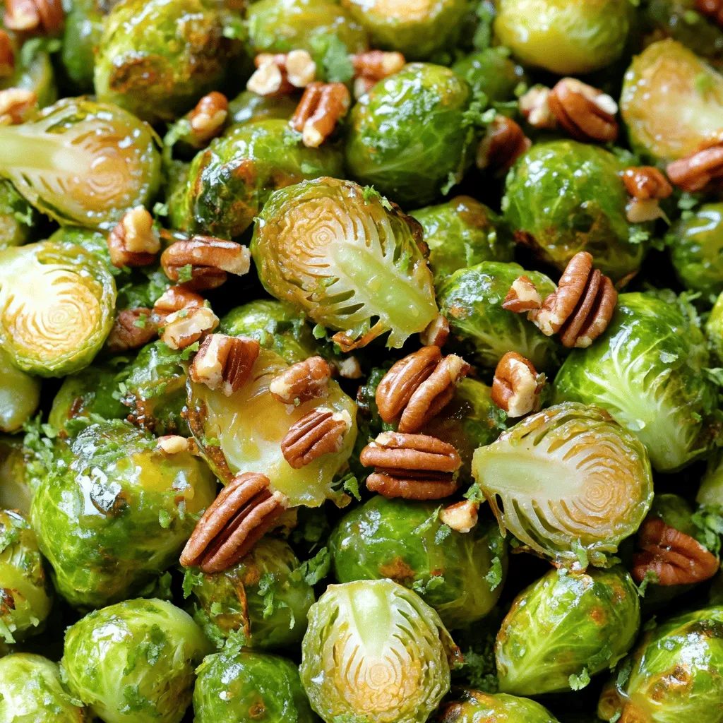 Maple Glazed Brussels Sprouts Sweet and Simple Recipe