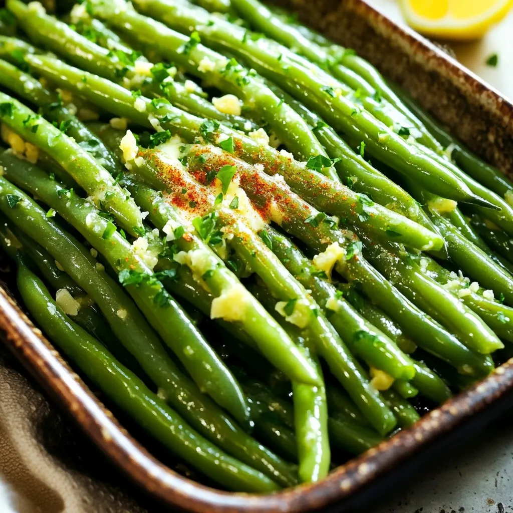 Air Fryer Garlic Butter Green Beans Delightful Side Dish