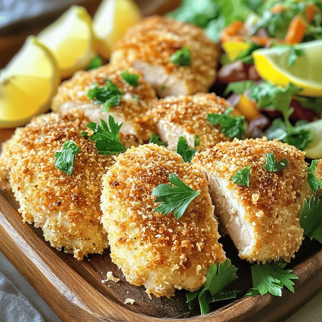 To make Homemade Longhorn Steakhouse Parmesan Crusted Chicken, gather these key items: