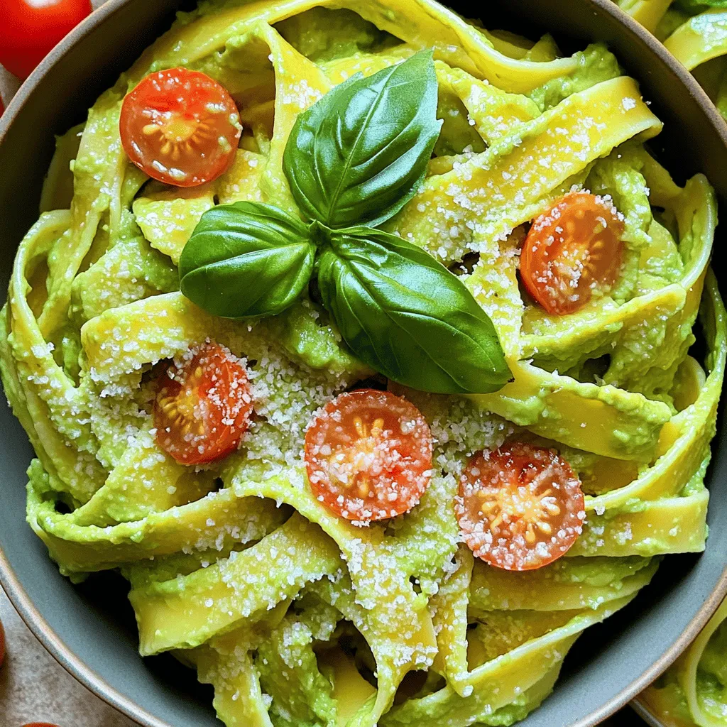 Creamy Avocado Pasta Rich and Flavorful Meal