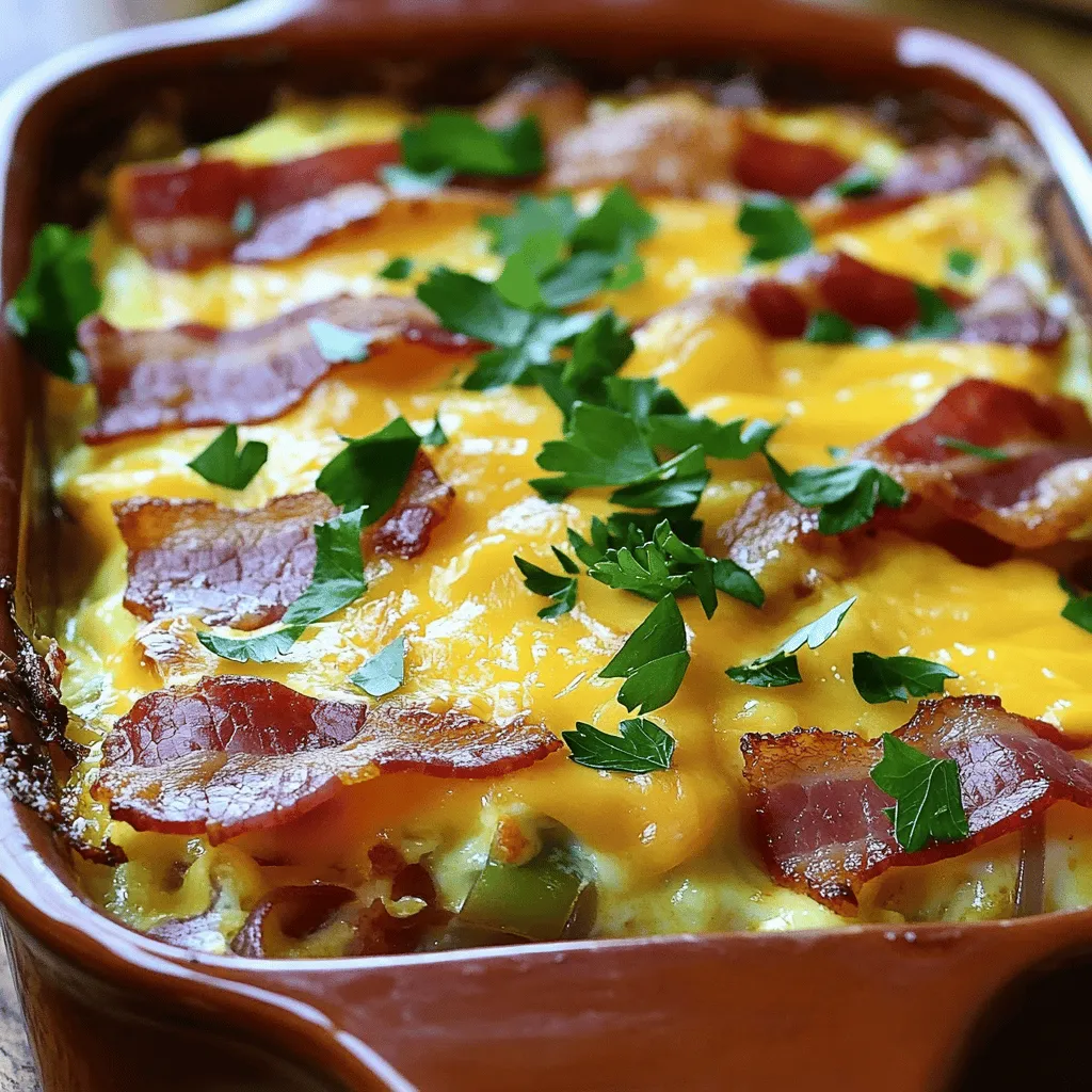 Bacon Breakfast Casserole Recipe Simple and Tasty