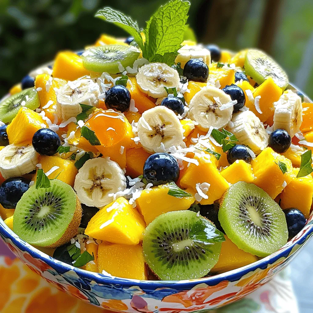 Tropical Fruit Salad Refreshing and Simple Delight