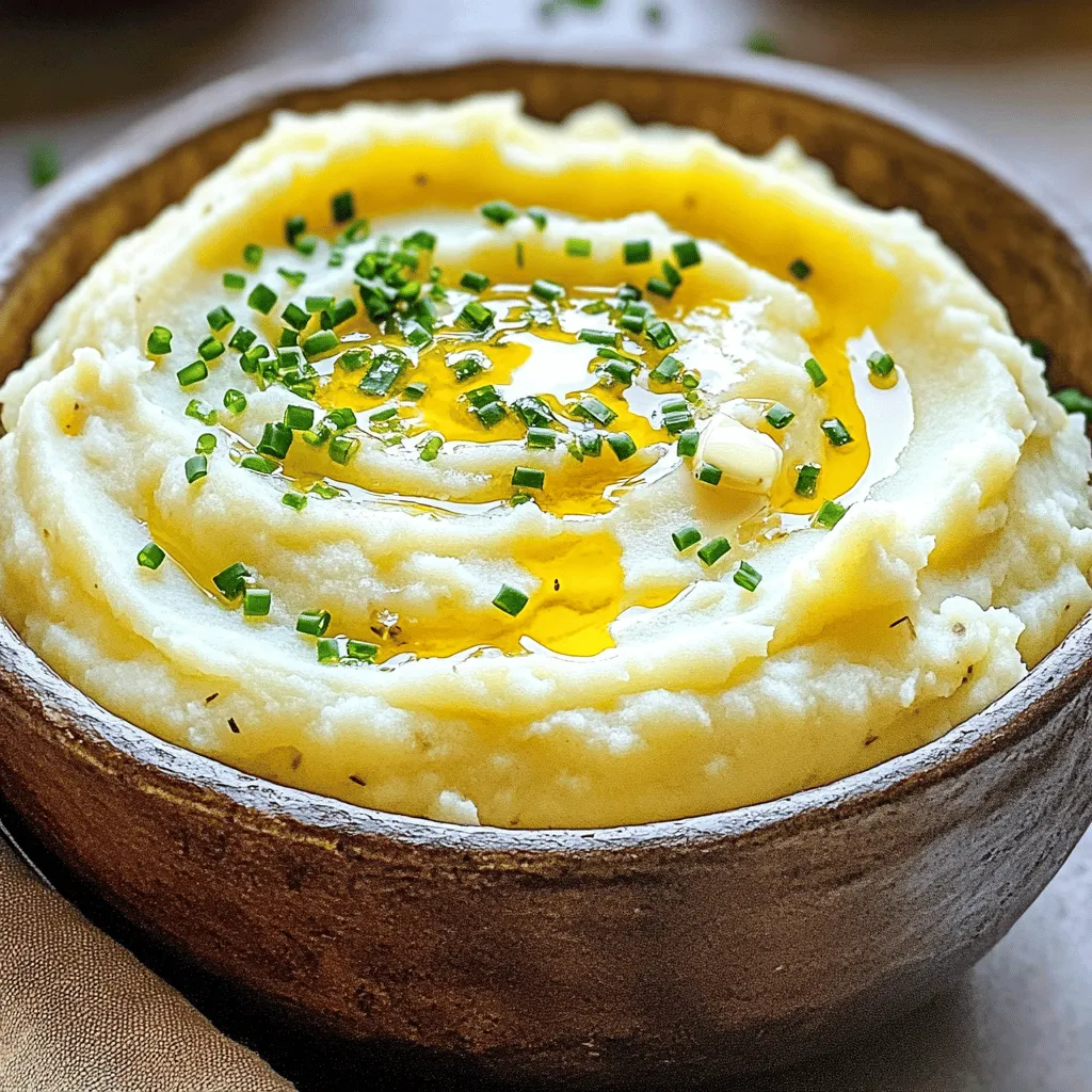 Creamy Garlic Mashed Potatoes Rich and Smooth Dish