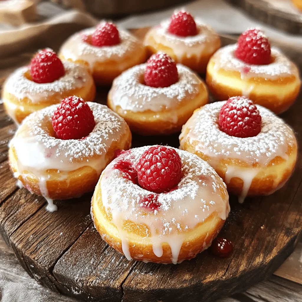 Baked Raspberry Donuts Simple and Sweet Delight