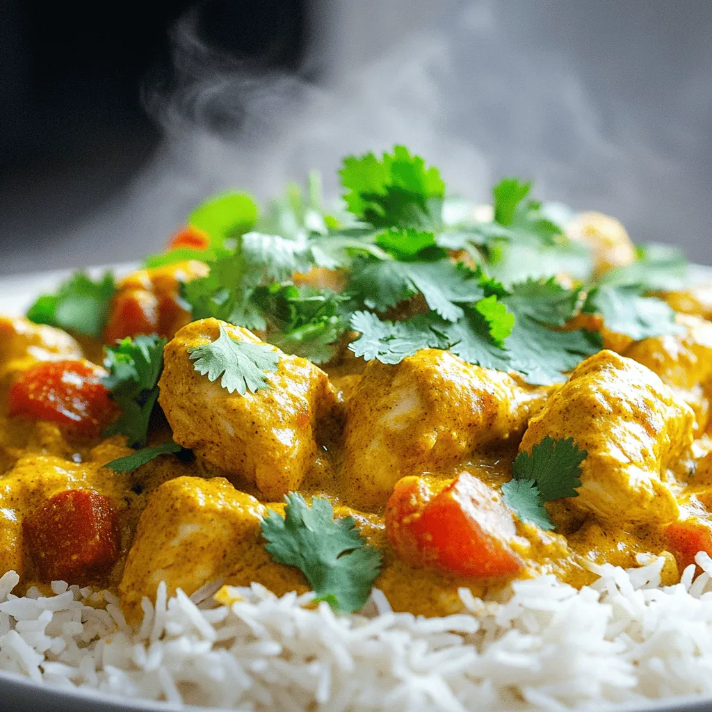 To create a delicious slow cooker chicken tikka masala, gather these key ingredients: