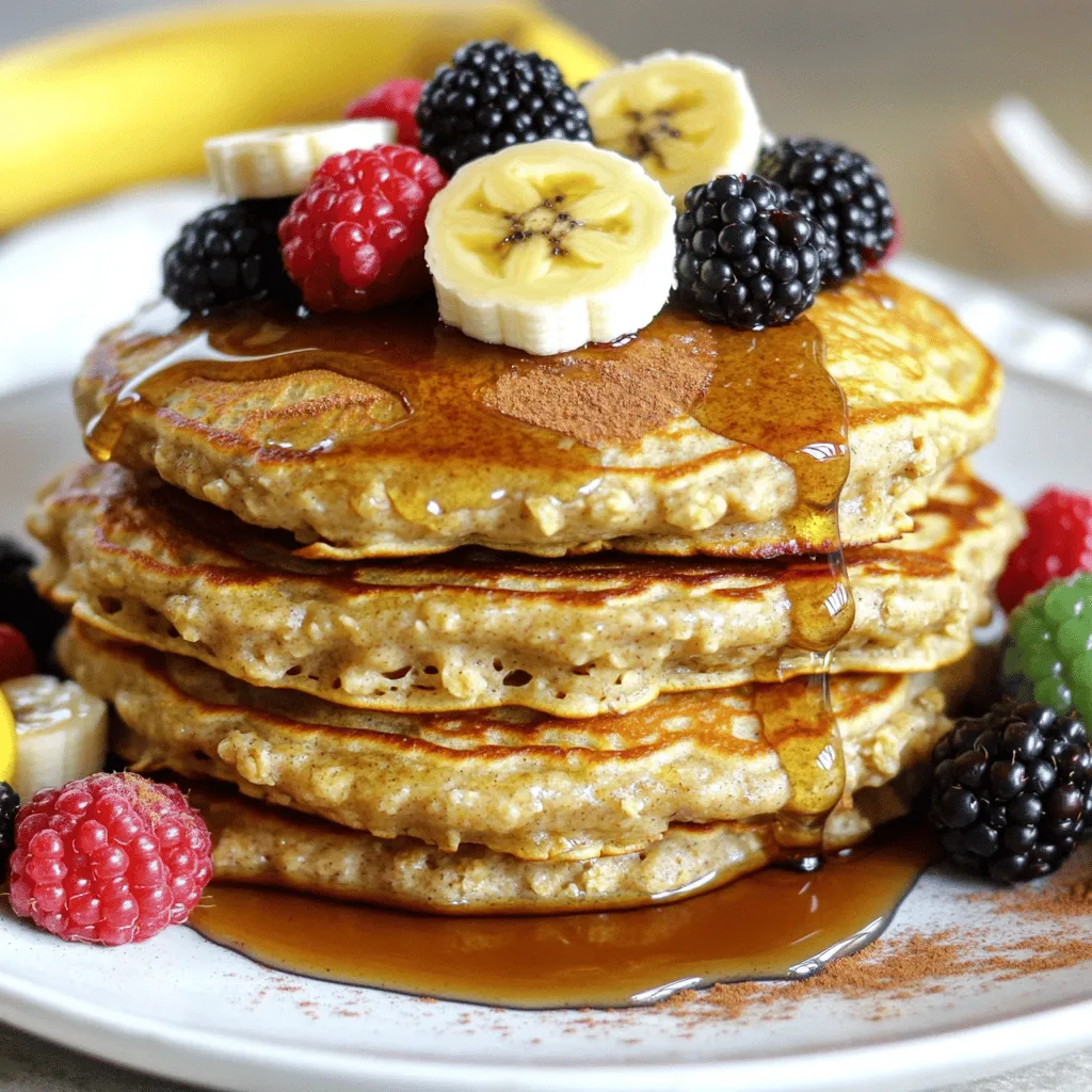 Banana Oatmeal Pancakes Easy and Healthy Recipe
