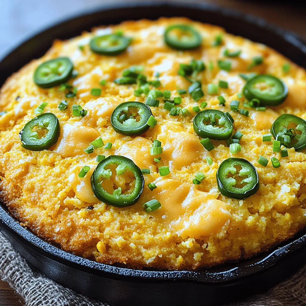 Jalapeño Cheddar Cornbread Flavorful and Easy Bake