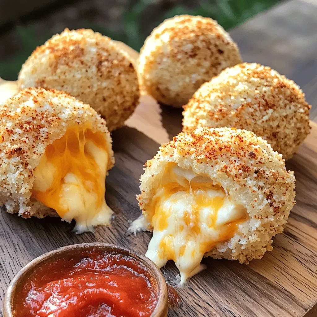 Cheesy Stuffed Cheese Balls Simple and Tasty Treat