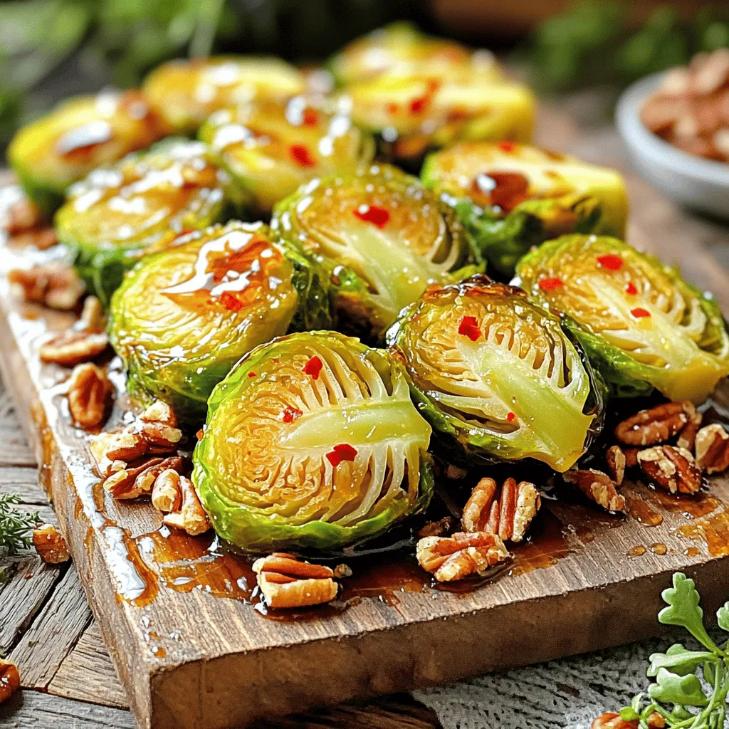 Roasted Brussels Sprouts with Honey Rich and Flavorful
