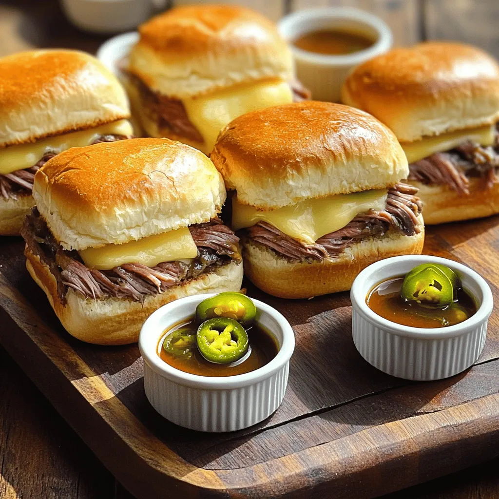 French Dip Sliders Flavorful and Fun Party Treat