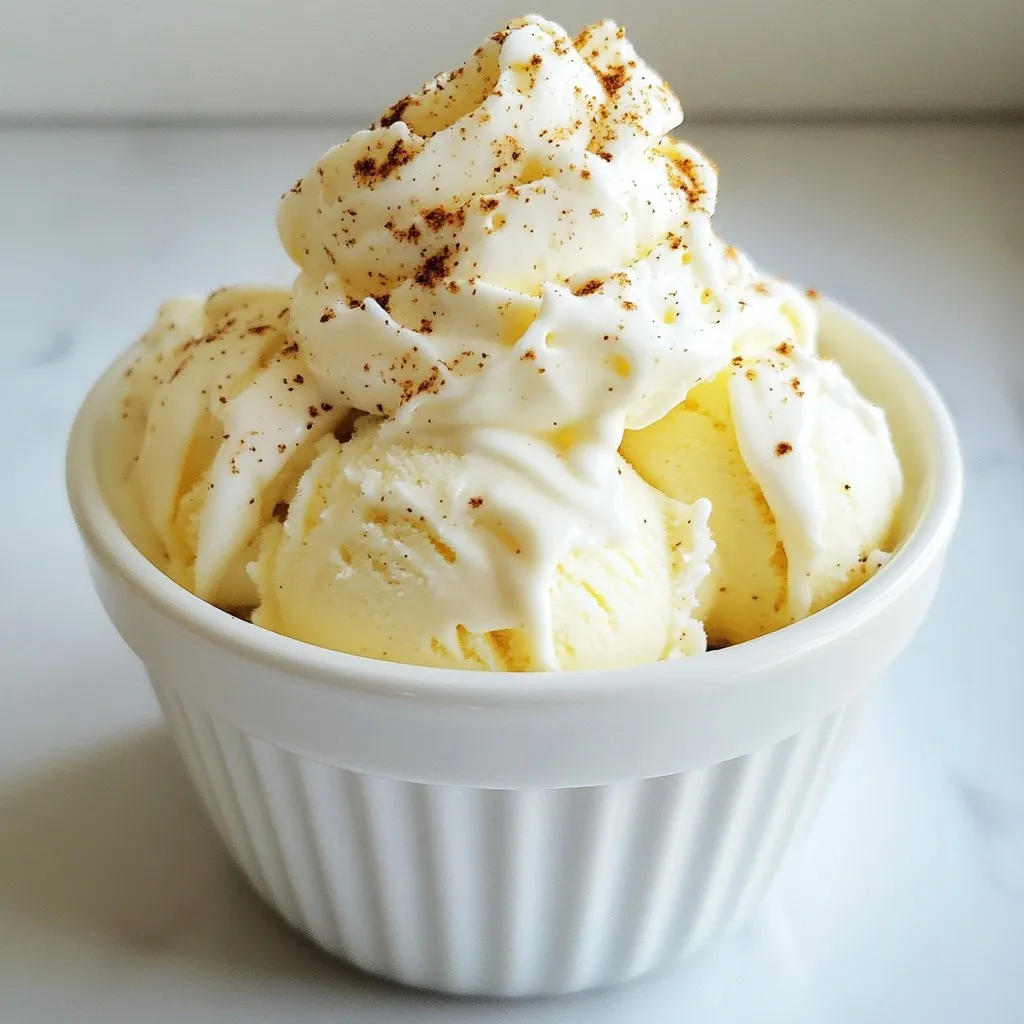 Eggnog Ice Cream Delightfully Creamy Treat