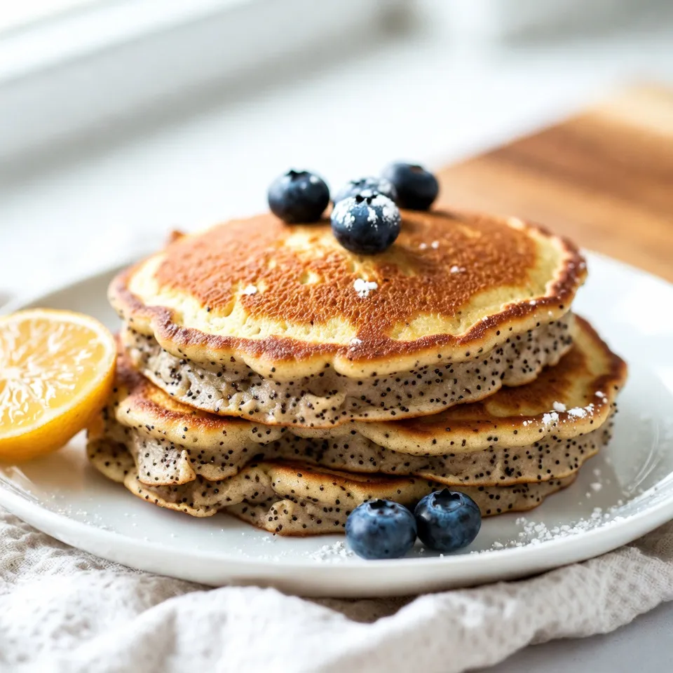 Lemon Poppy Seed Pancakes Delightful Breakfast Recipe