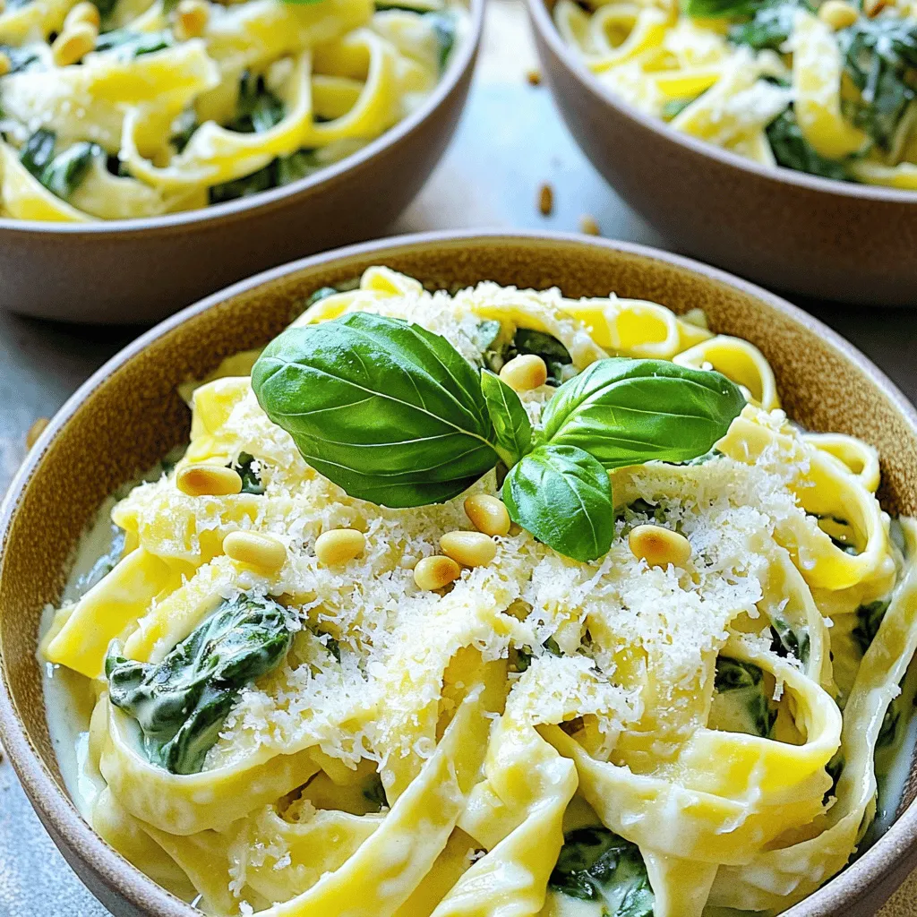 Savory Creamed Spinach Pasta Simple and Tasty Dish