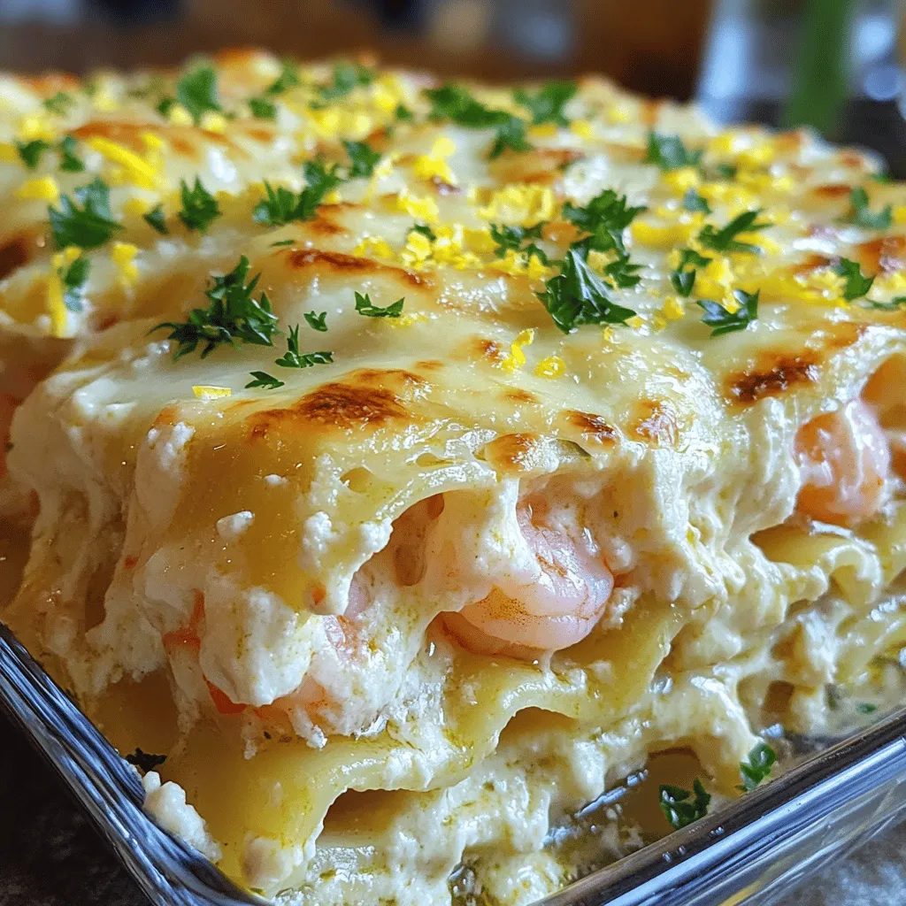 Garlic Butter Shrimp Scampi Lasagna combines rich flavors and textures. The key ingredients make it shine.