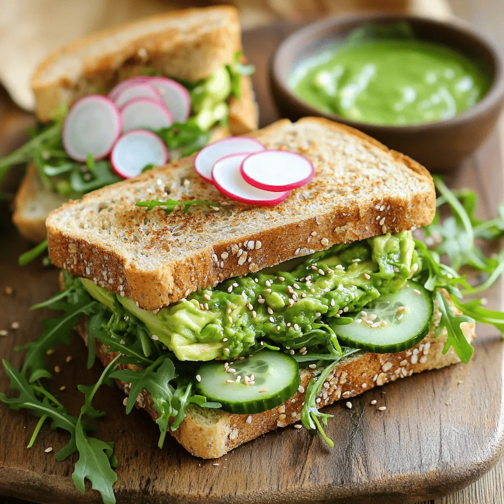 Green Goddess Sandwich Flavorful and Fresh Delight
