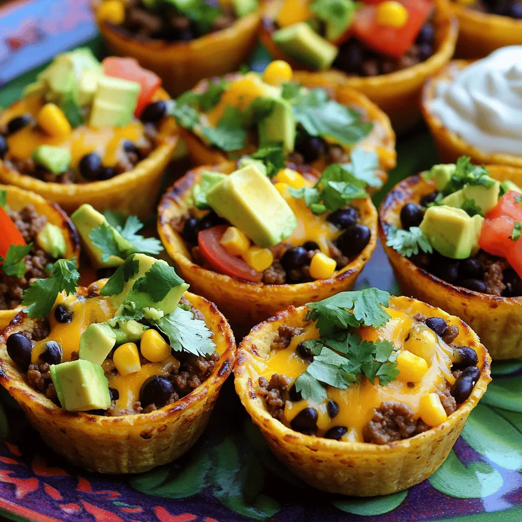 Taco Cups Flavorful Recipe for Easy Entertaining