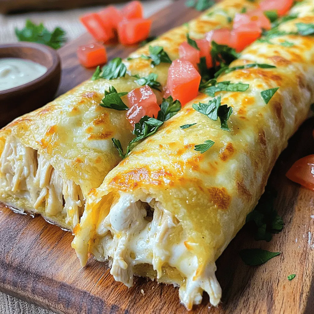 To make cheesy garlic chicken wraps, you need simple ingredients. Here’s a quick list to get you started.