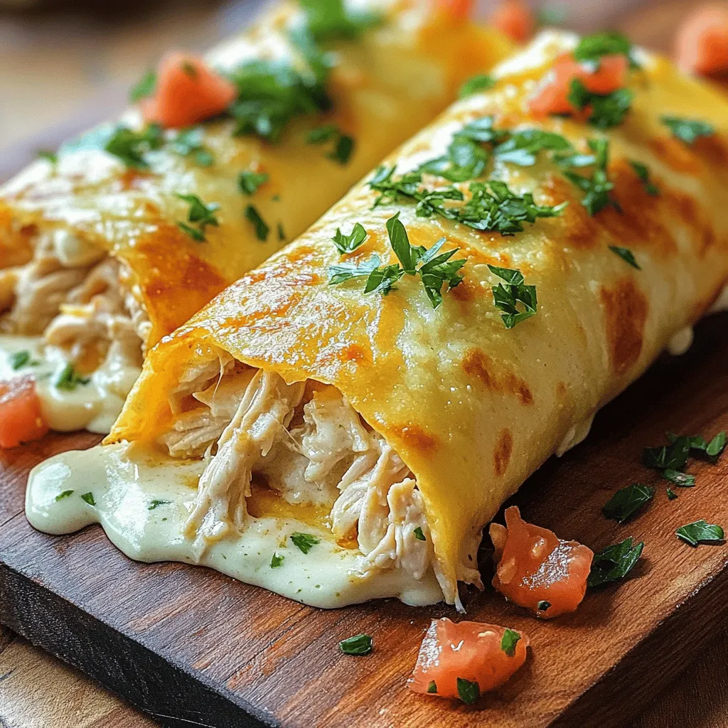Cheesy Garlic Chicken Wraps Recipe to Satisfy Cravings