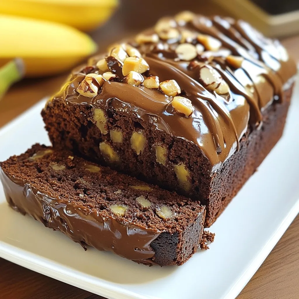 Chocolate Peanut Butter Banana Bread Irresistible Delight