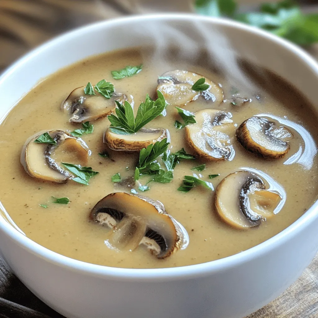 Homemade Condensed Cream of Mushroom Soup Delight