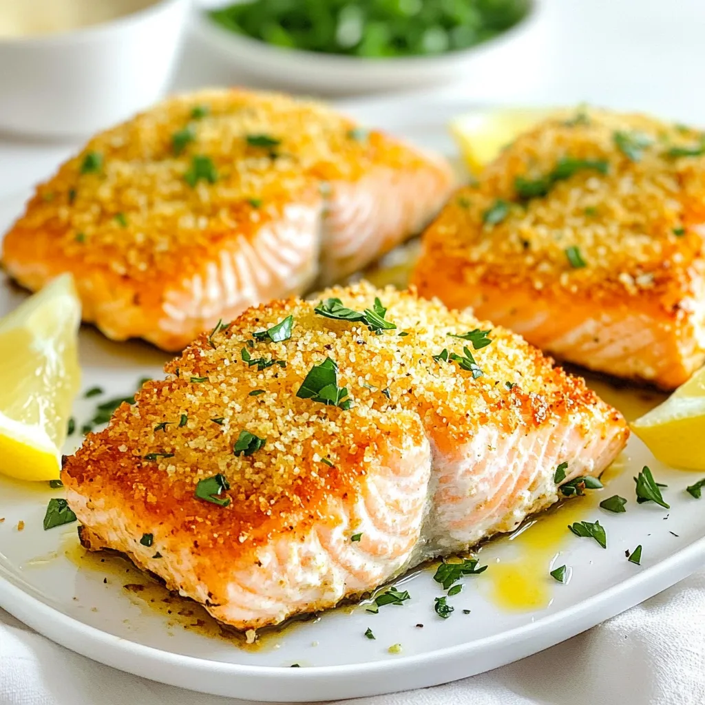 Air Fryer Parmesan Crusted Salmon Tasty and Easy Meal