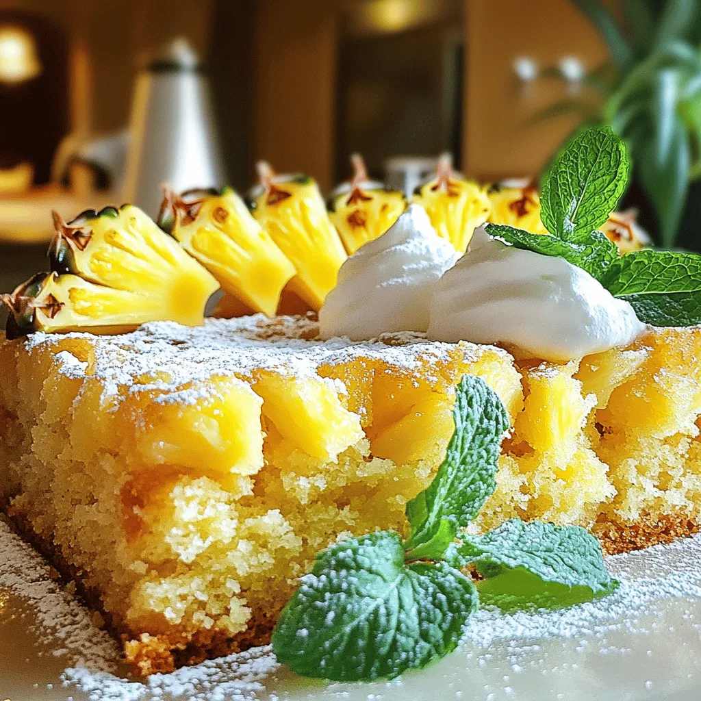 Delectable 2-Ingredient Pineapple Cake Recipe