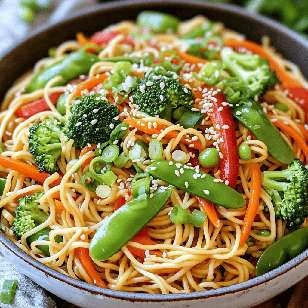 Easy Veggie Lo Mein Simple and Quick Recipe Guide