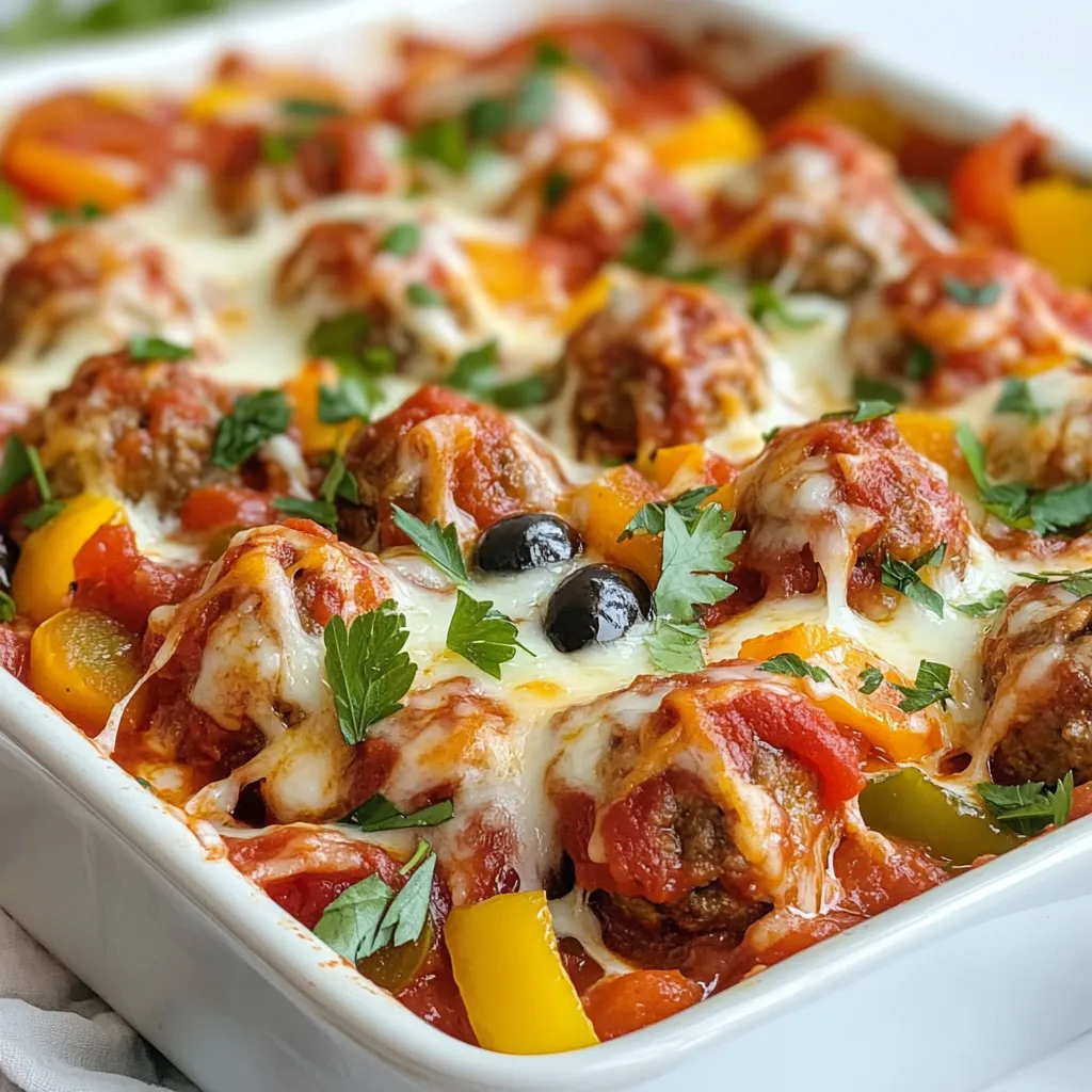 Meatball Casserole Tasty and Satisfying Comfort Food