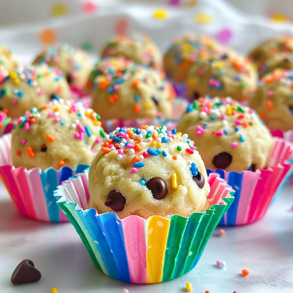 Funfetti Cookie Dough Bites Tasty and Easy Recipe