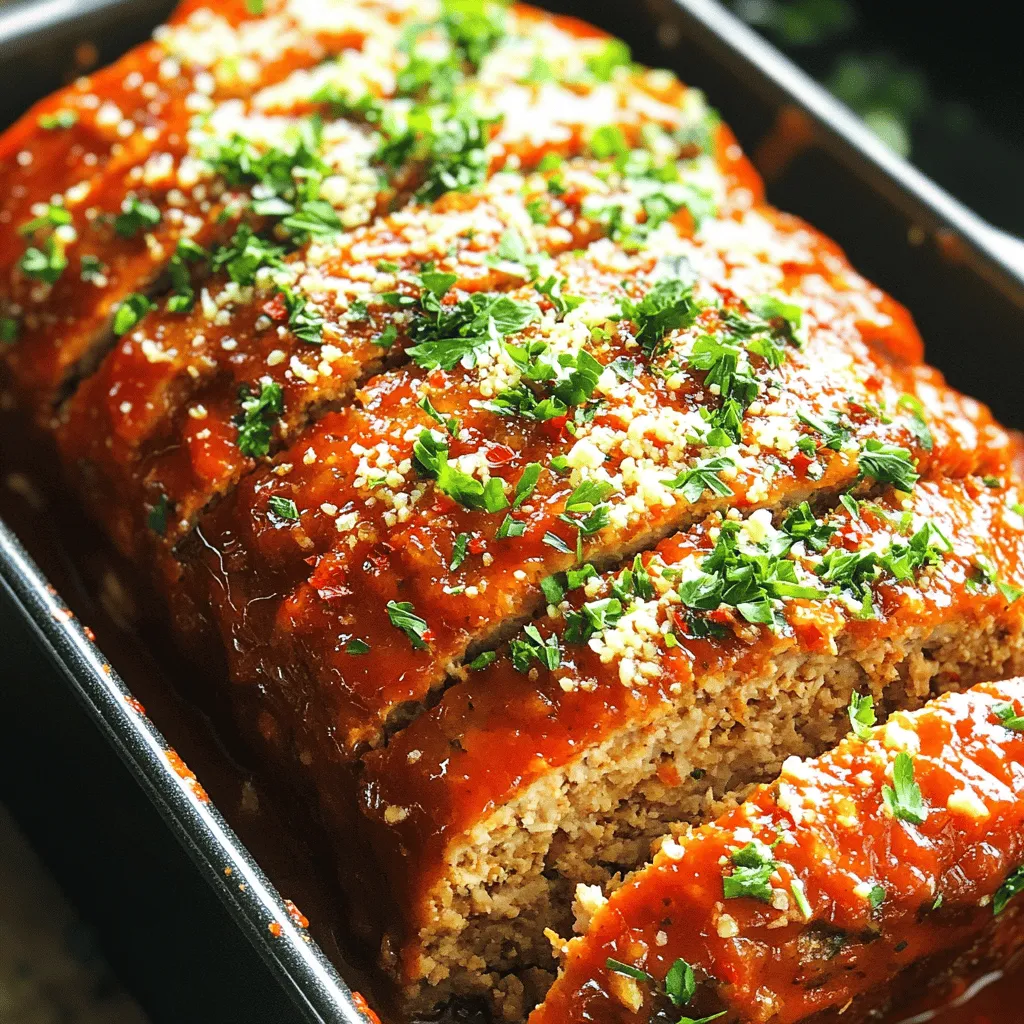 Melt-in-Your-Mouth Garlic Parmesan Chicken Meatloaf Recipe