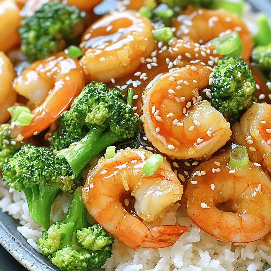 Honey Garlic Shrimp and Broccoli Quick Delight