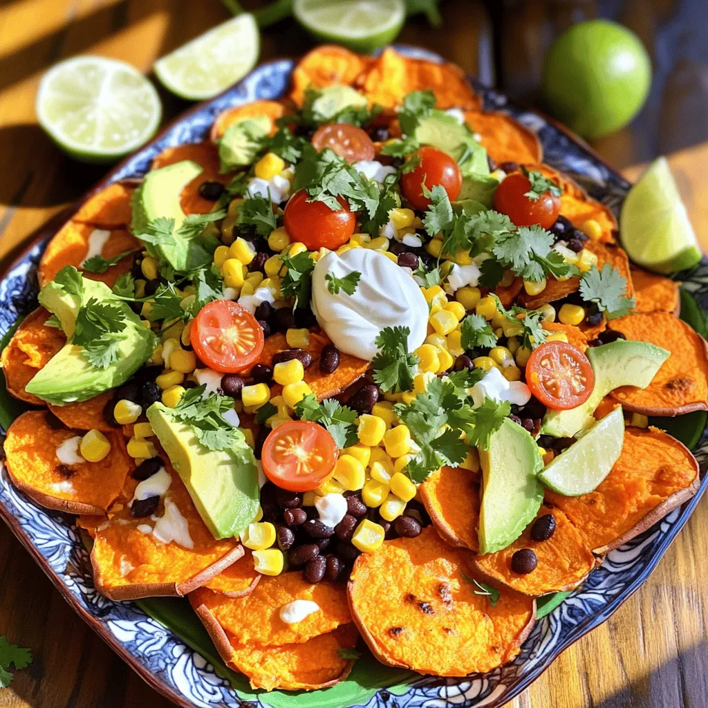 Baked Sweet Potato Nachos Flavorful and Easy Treat