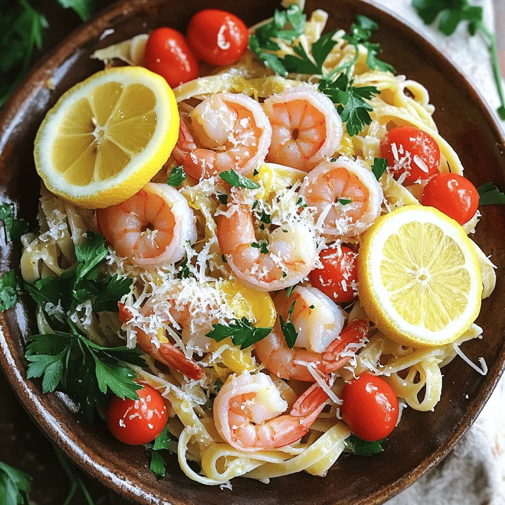 Lemon Garlic Shrimp Pasta Easy and Flavorful Recipe
