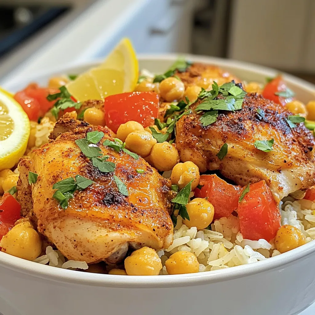 Moroccan Chicken and Rice Flavorful Dinner Delight