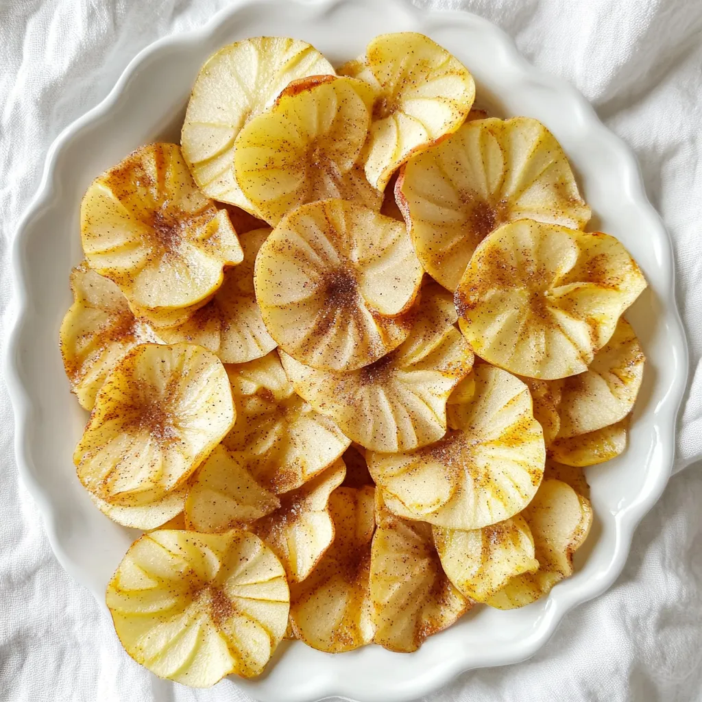 Air Fryer Apple Chips with Cinnamon Sugar Delight