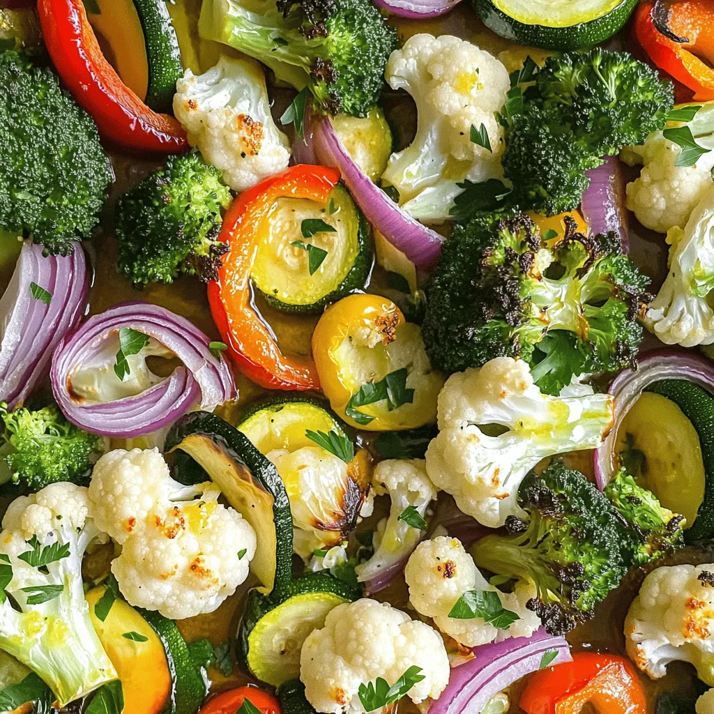 Lemon Garlic Roasted Veggies Simple and Flavorful Dish