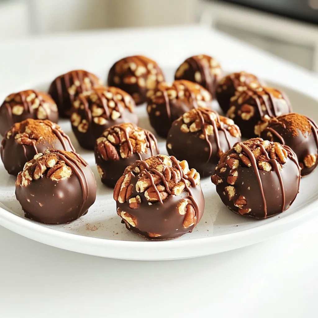 No Bake Pumpkin Pecan Truffles Easy Holiday Treat