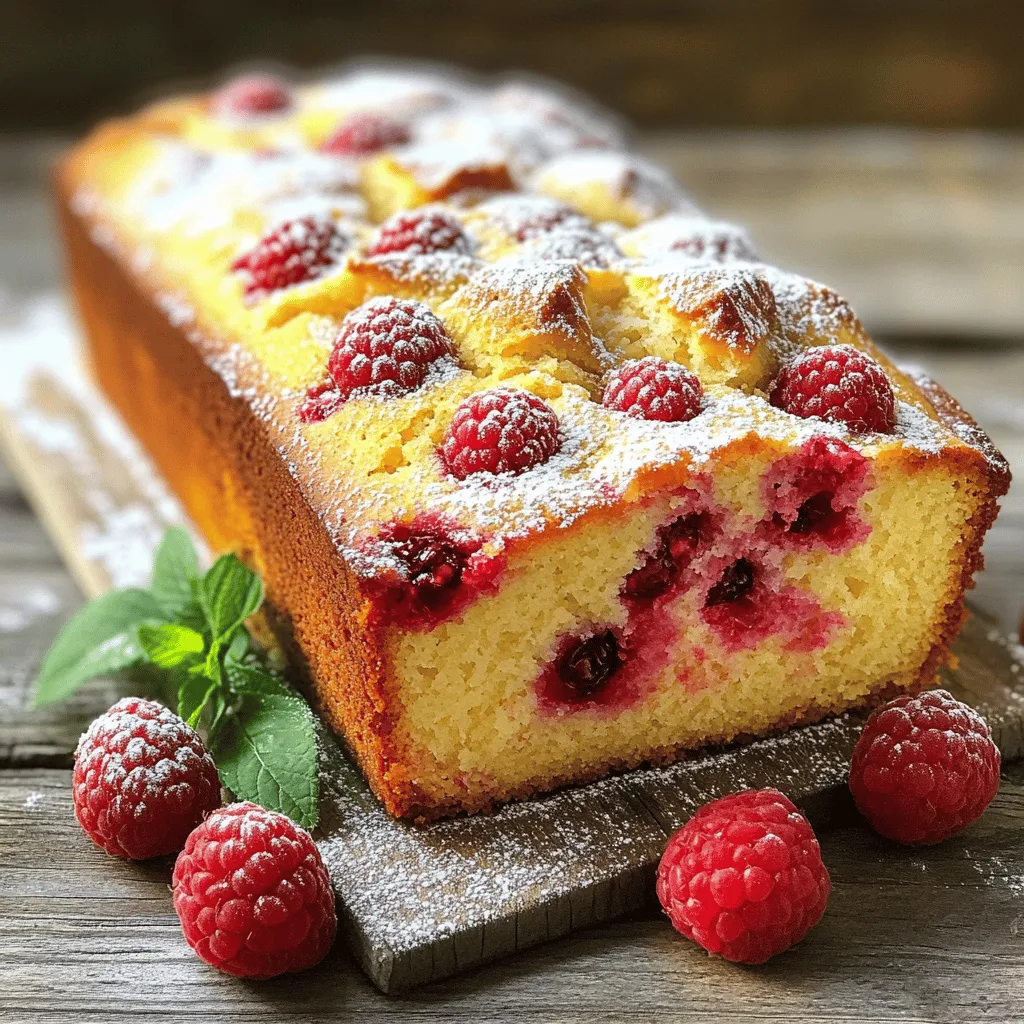 Lemon Raspberry Yogurt Loaf Fresh and Fluffy Delight