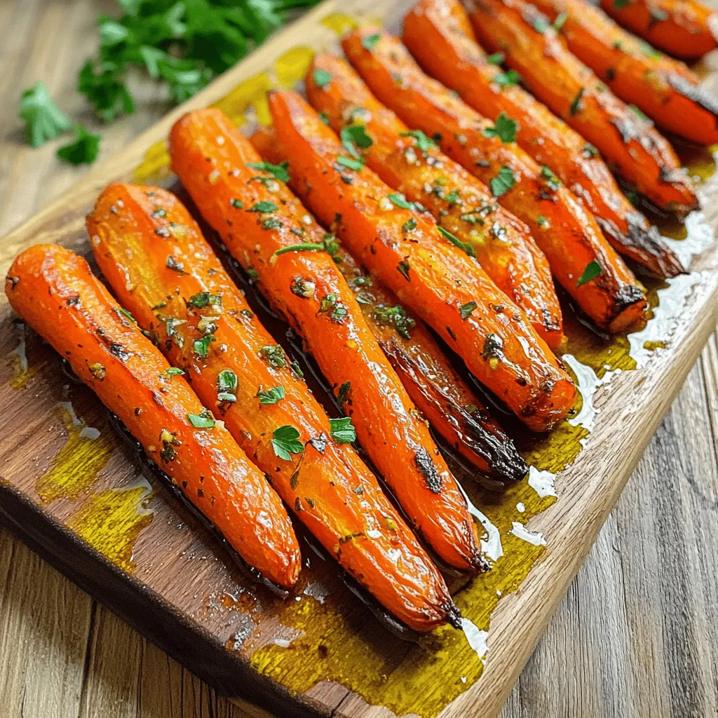 Garlic Herb Roasted Carrots Savory and Simple Recipe