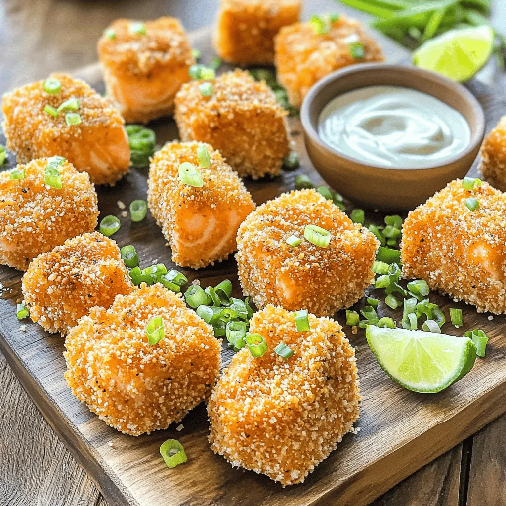 Crispy Bang Bang Salmon Bites Flavorful Seafood Snack