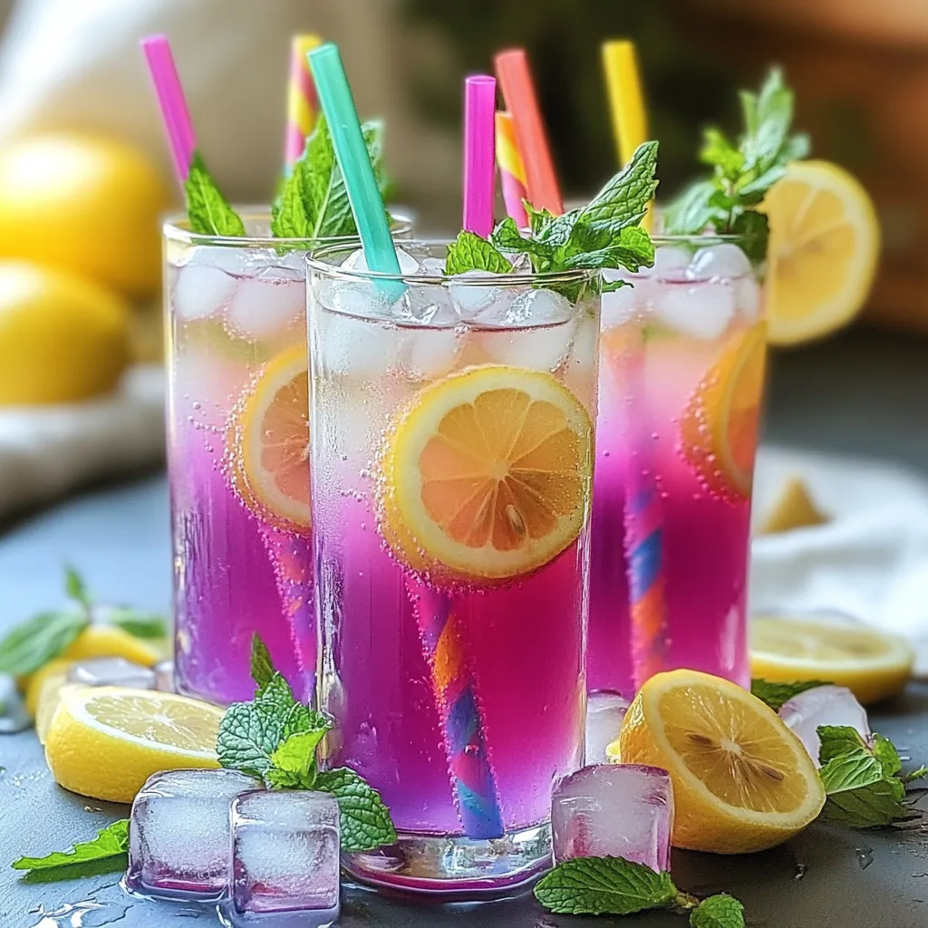 Color Changing Lemonade Refreshing and Fun Recipe